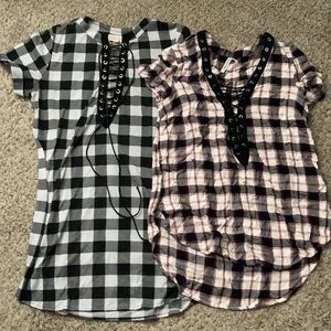 Two Plaid Shirts